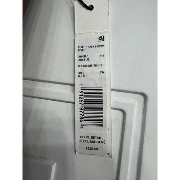 Marc Jacobs Tempo Baguette Chain Leather Shoulder Bag CHOCOLATE TRUFFLE NWT $525 - Picture 2 of 6